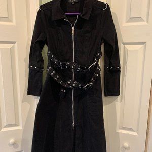 Black Stretch Denim Dress